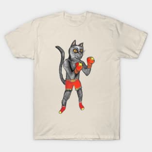 Boxing Cat T-Shirt